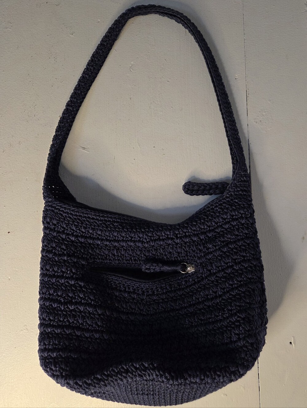 The Sac Purse In Navy Blue